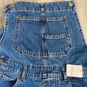 NWT Free People Ziggy Denim Overall Size Small